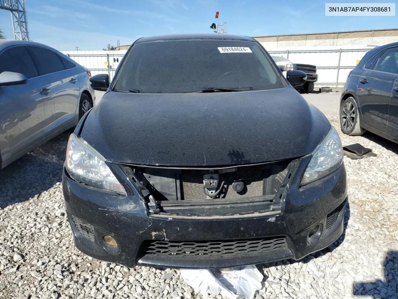 3N1AB7AP4FY308681 2015 Nissan Sentra S