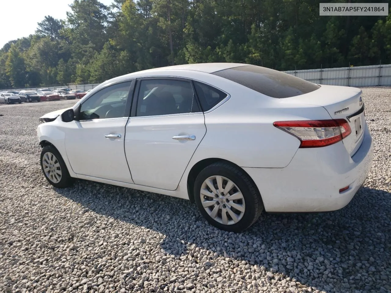 3N1AB7AP5FY241864 2015 Nissan Sentra S