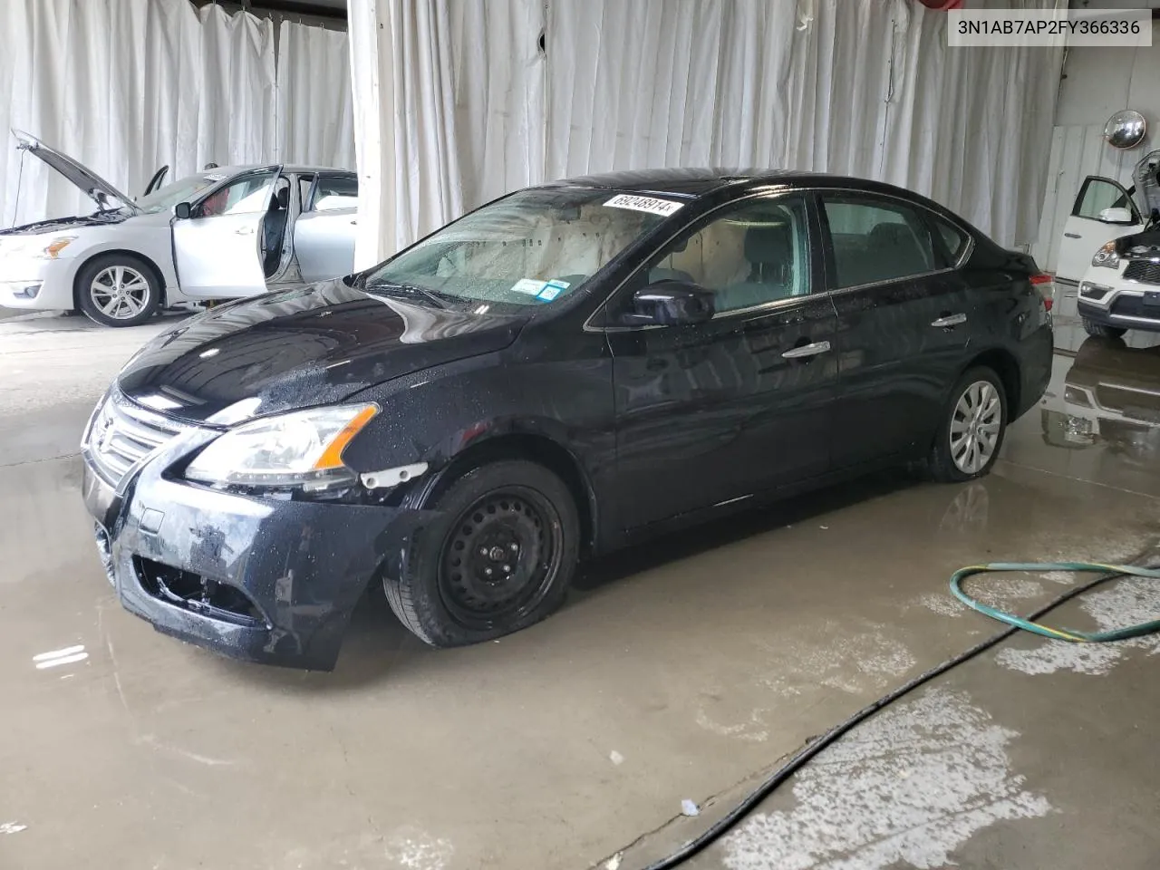 2015 Nissan Sentra S VIN: 3N1AB7AP2FY366336 Lot: 69248914