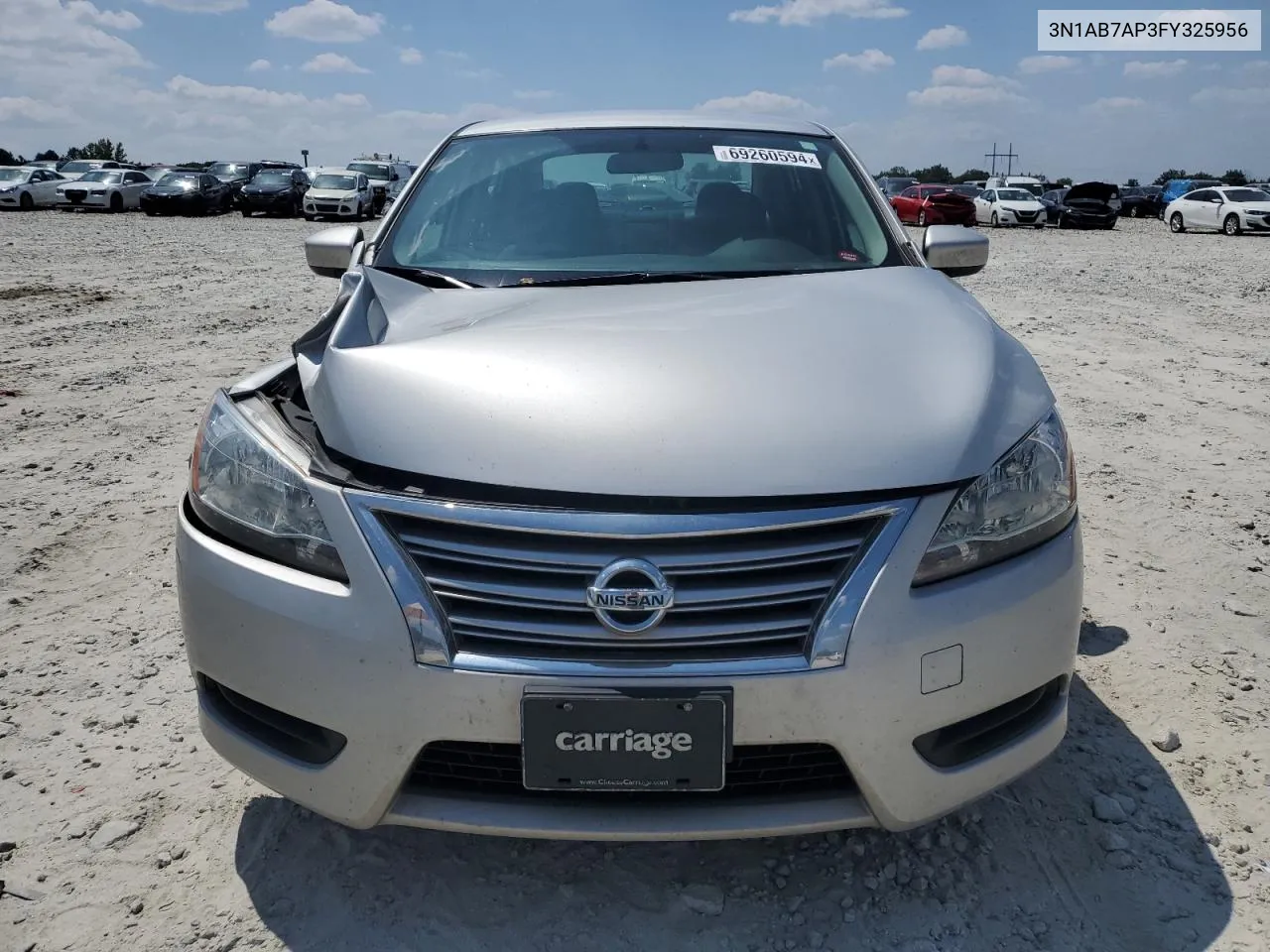 3N1AB7AP3FY325956 2015 Nissan Sentra S