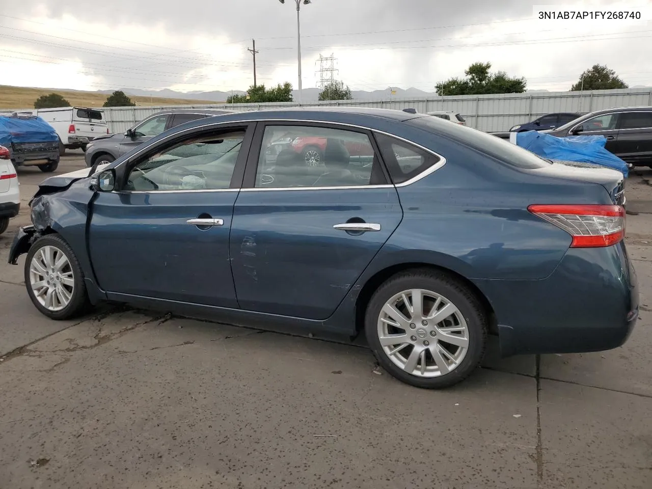 3N1AB7AP1FY268740 2015 Nissan Sentra S