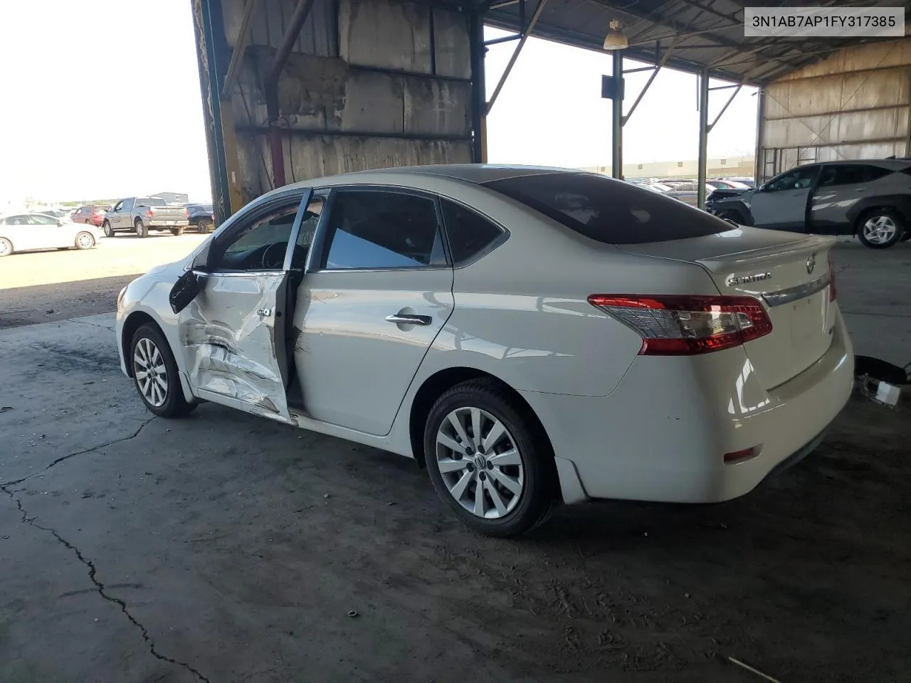 2015 Nissan Sentra S VIN: 3N1AB7AP1FY317385 Lot: 69414304