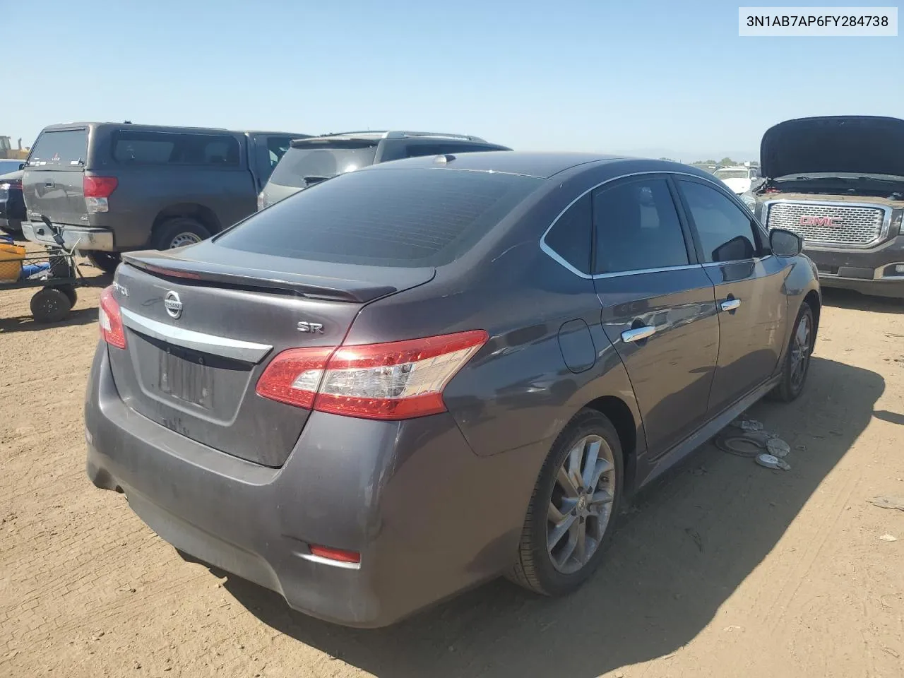 2015 Nissan Sentra S VIN: 3N1AB7AP6FY284738 Lot: 69534784