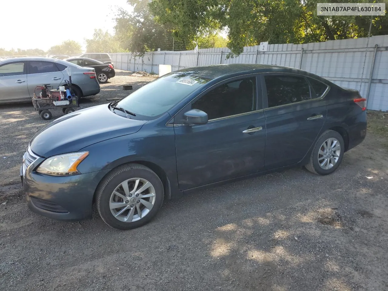 2015 Nissan Sentra S VIN: 3N1AB7AP4FL630184 Lot: 69585684