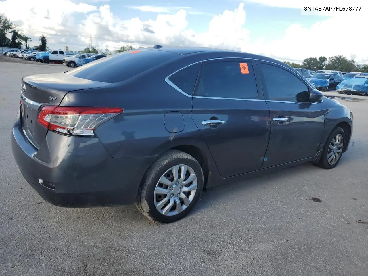 2015 Nissan Sentra S VIN: 3N1AB7AP7FL678777 Lot: 69612514