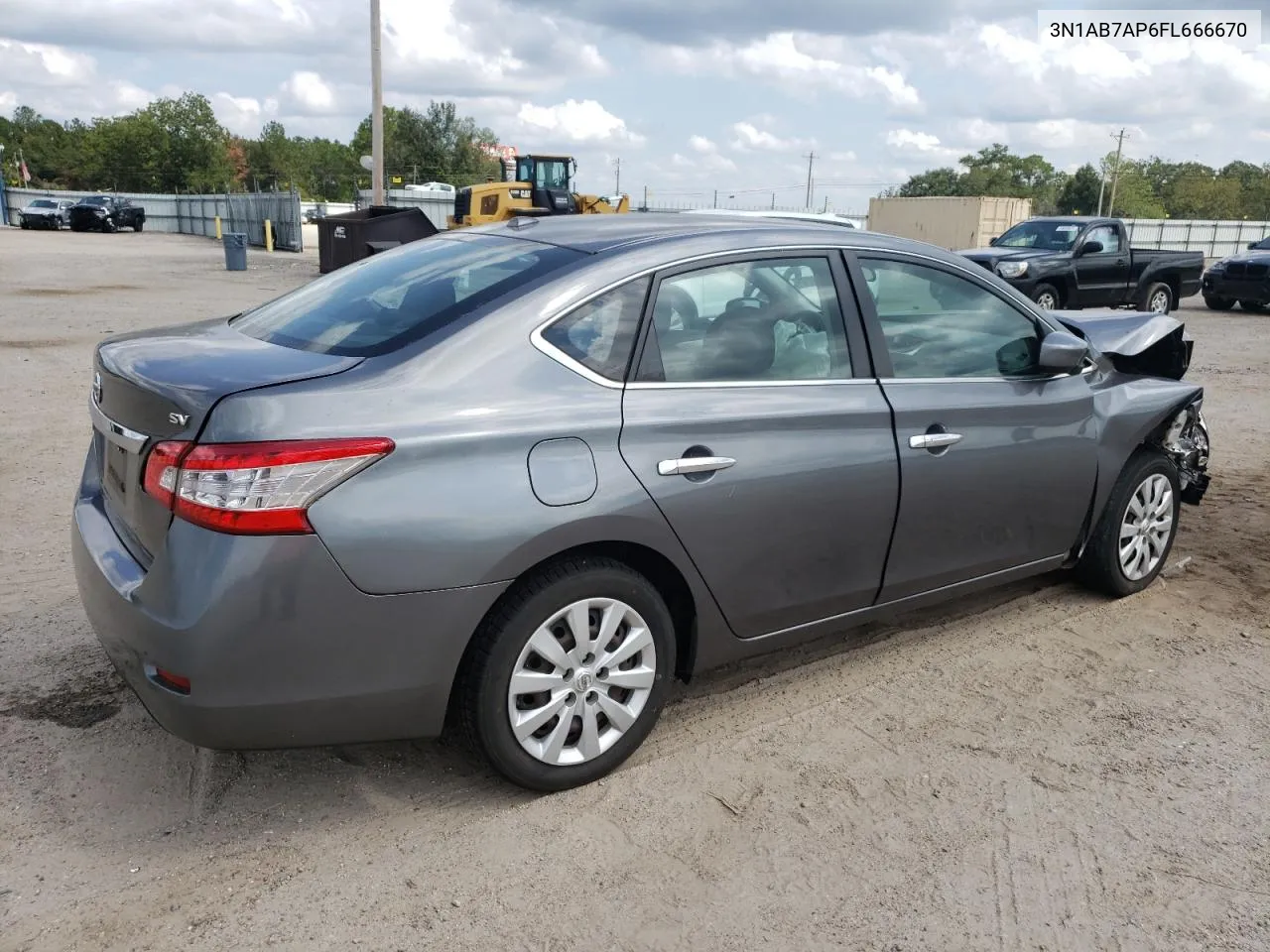 2015 Nissan Sentra S VIN: 3N1AB7AP6FL666670 Lot: 69639624