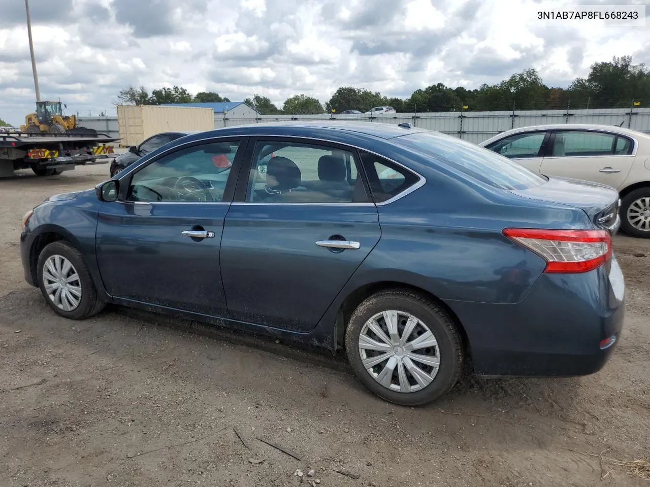 2015 Nissan Sentra S VIN: 3N1AB7AP8FL668243 Lot: 69746884