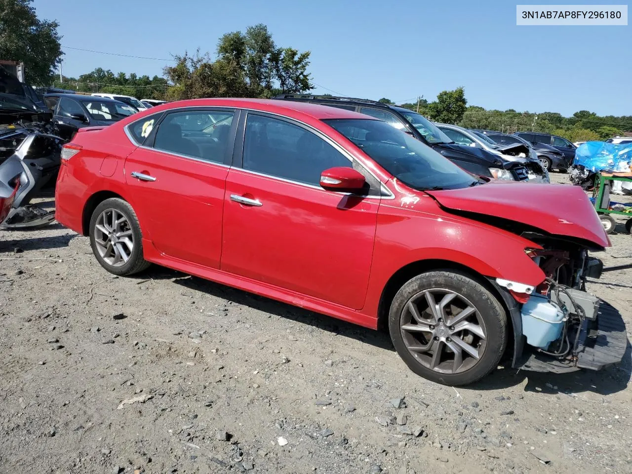 3N1AB7AP8FY296180 2015 Nissan Sentra S