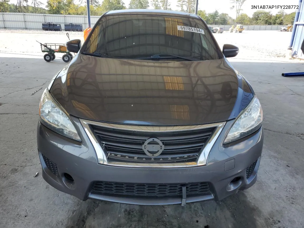 2015 Nissan Sentra S VIN: 3N1AB7AP1FY228772 Lot: 69785194