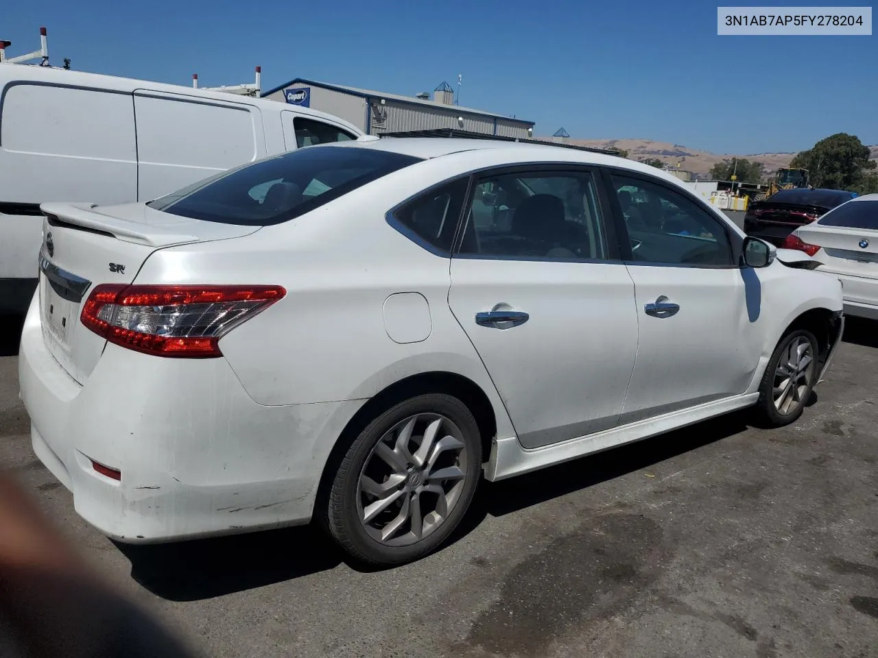 2015 Nissan Sentra S VIN: 3N1AB7AP5FY278204 Lot: 69793344