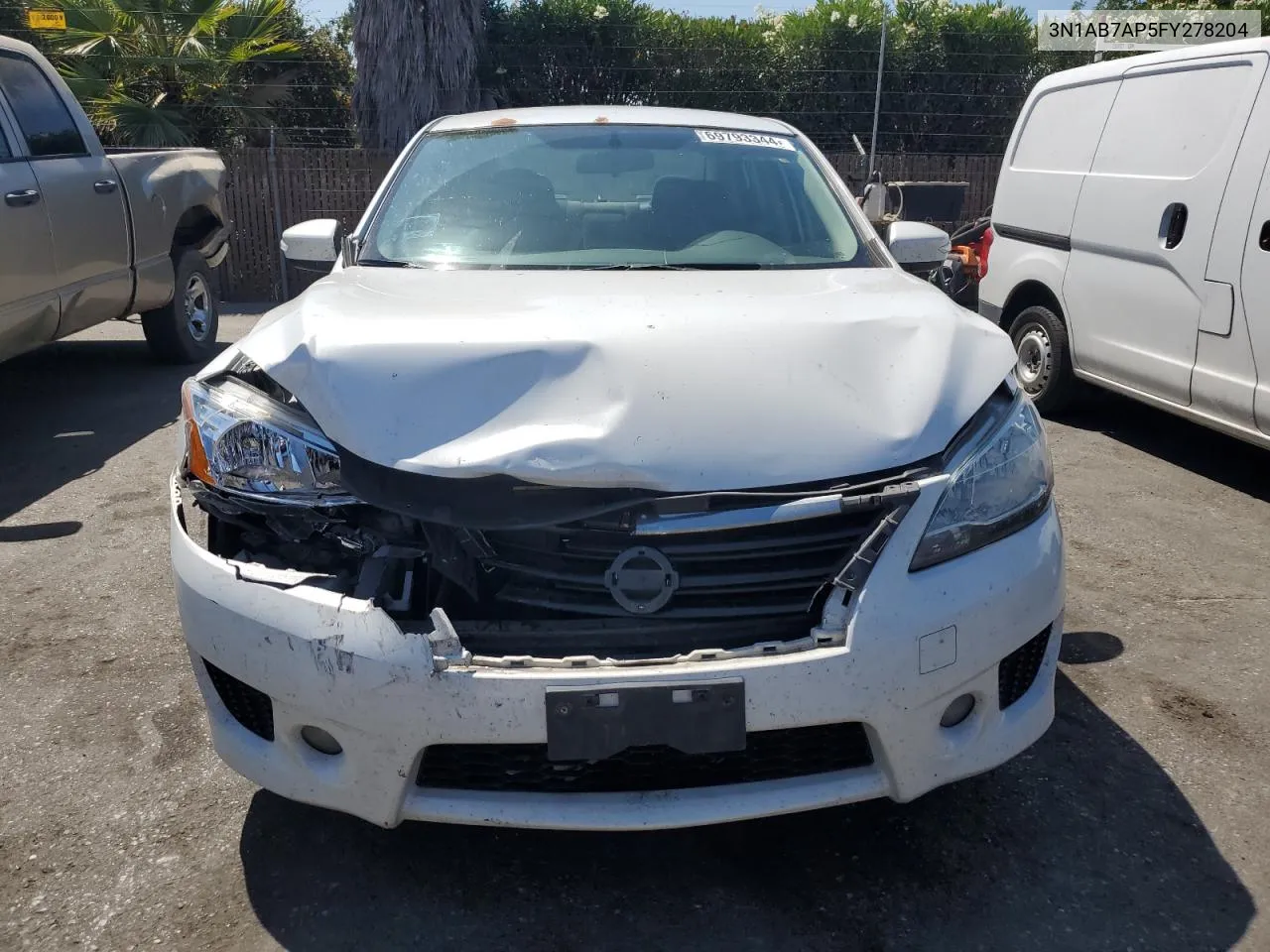 3N1AB7AP5FY278204 2015 Nissan Sentra S