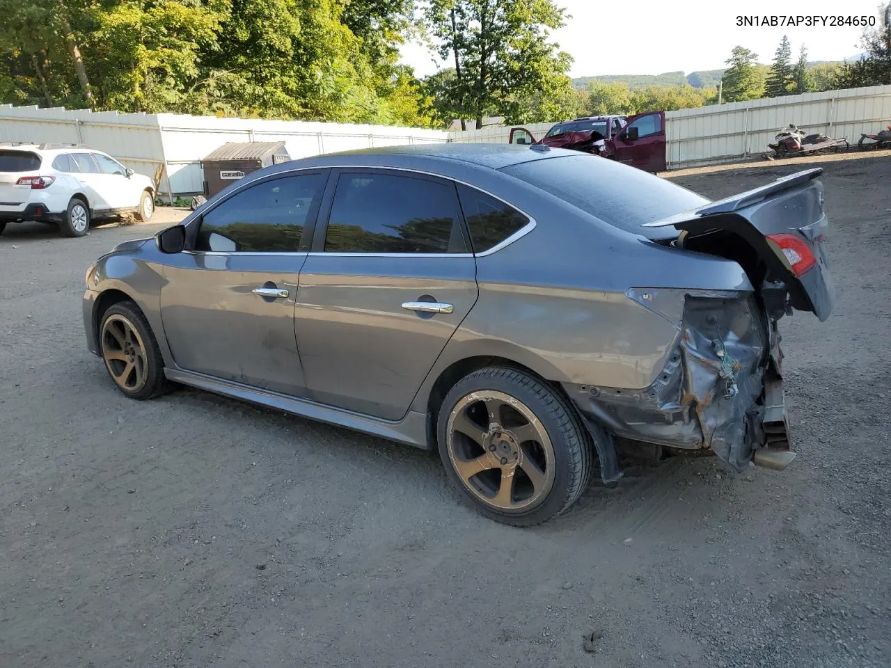 2015 Nissan Sentra S VIN: 3N1AB7AP3FY284650 Lot: 69826944