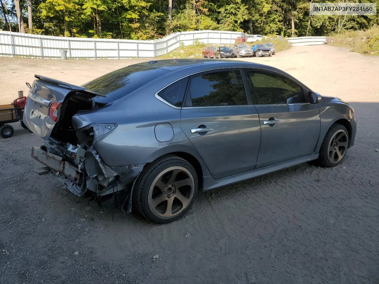 2015 Nissan Sentra S VIN: 3N1AB7AP3FY284650 Lot: 69826944