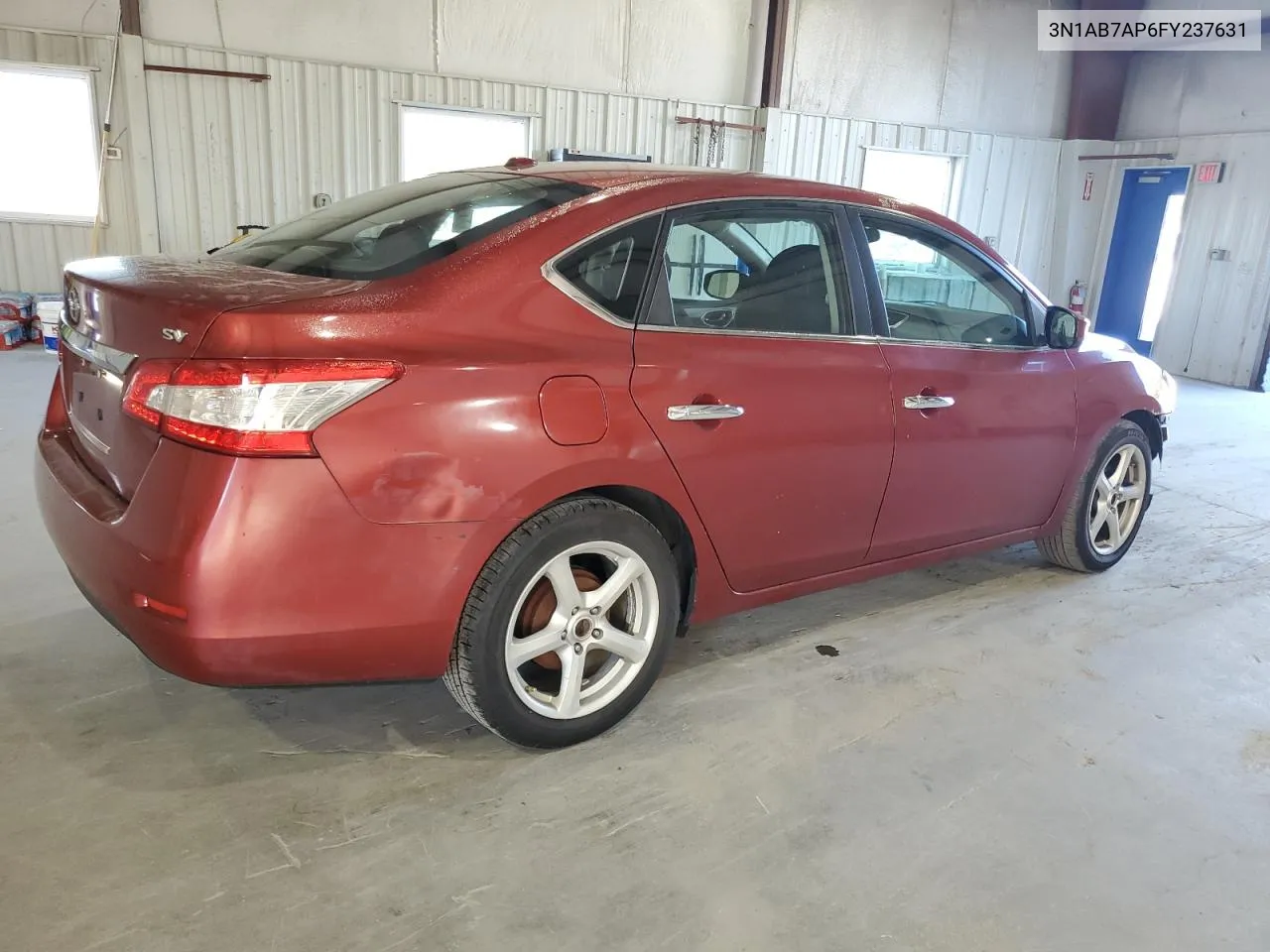 2015 Nissan Sentra S VIN: 3N1AB7AP6FY237631 Lot: 69885694