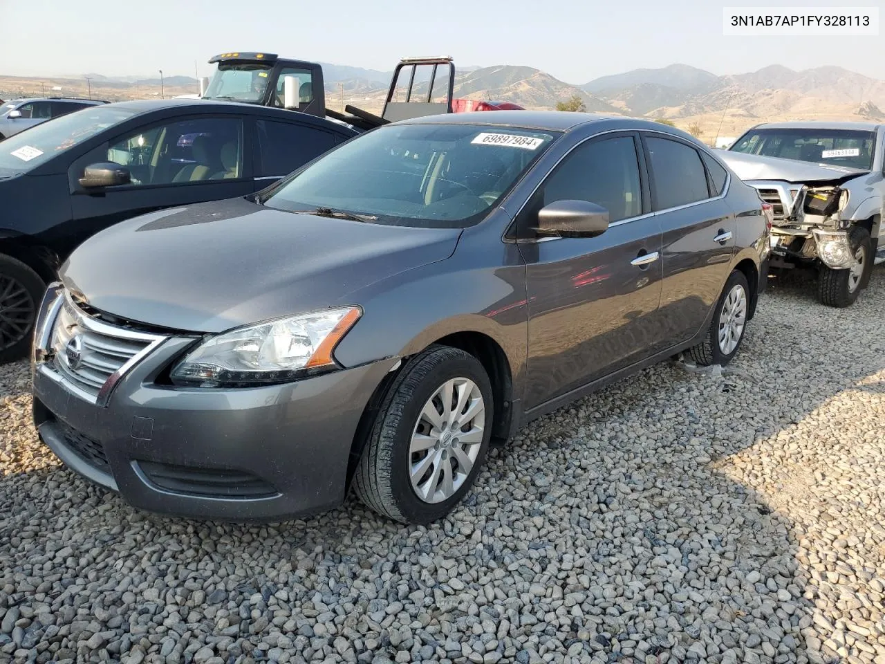 2015 Nissan Sentra S VIN: 3N1AB7AP1FY328113 Lot: 69897984