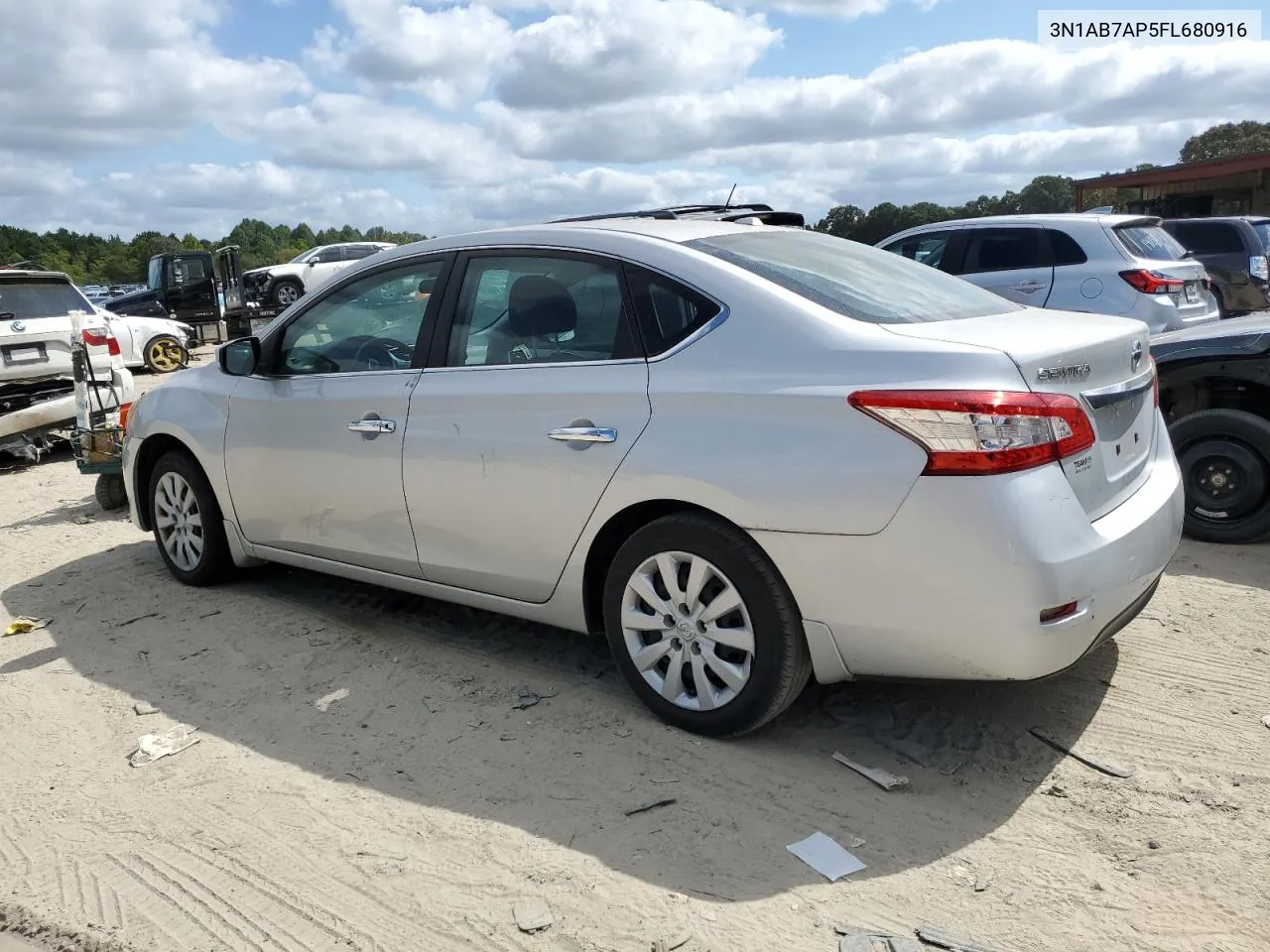 3N1AB7AP5FL680916 2015 Nissan Sentra S