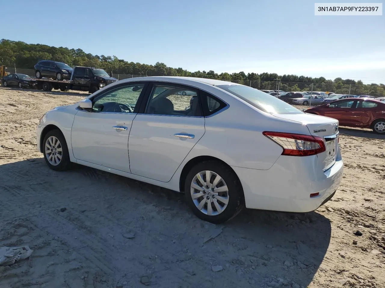 2015 Nissan Sentra S VIN: 3N1AB7AP9FY223397 Lot: 69950314