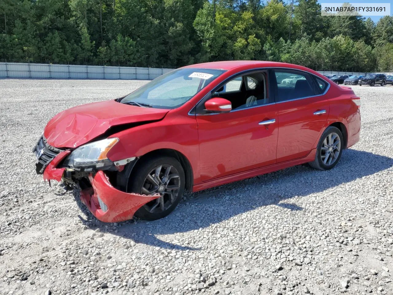 2015 Nissan Sentra S VIN: 3N1AB7AP1FY331691 Lot: 69955524