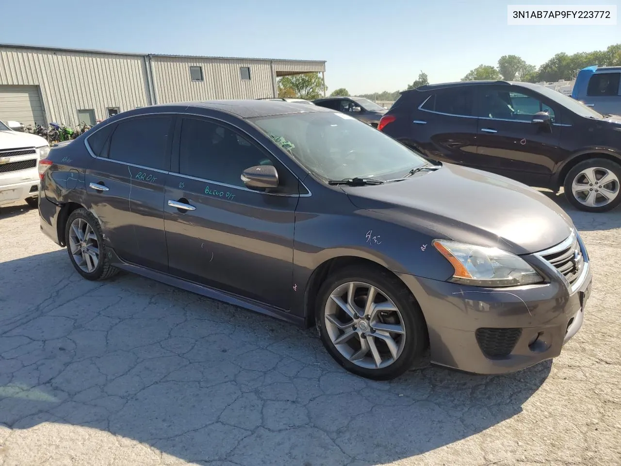 2015 Nissan Sentra S VIN: 3N1AB7AP9FY223772 Lot: 69963444