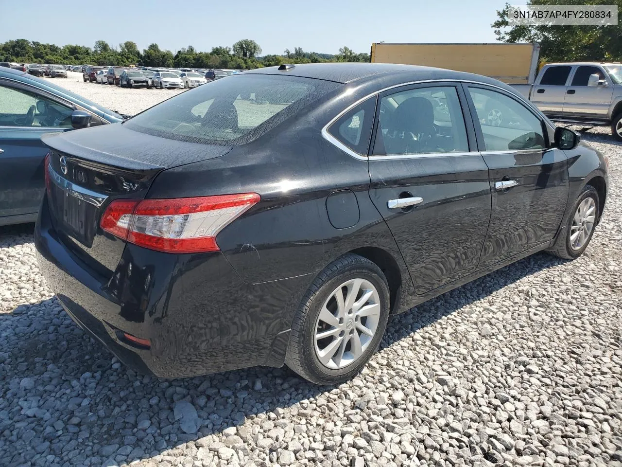 2015 Nissan Sentra S VIN: 3N1AB7AP4FY280834 Lot: 69972734