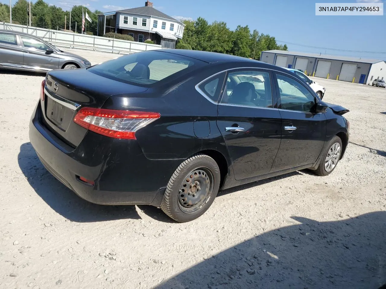 2015 Nissan Sentra S VIN: 3N1AB7AP4FY294653 Lot: 70020734