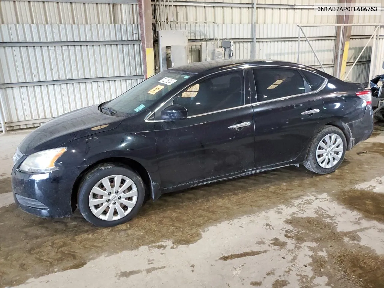 2015 Nissan Sentra S VIN: 3N1AB7AP0FL686753 Lot: 70215244