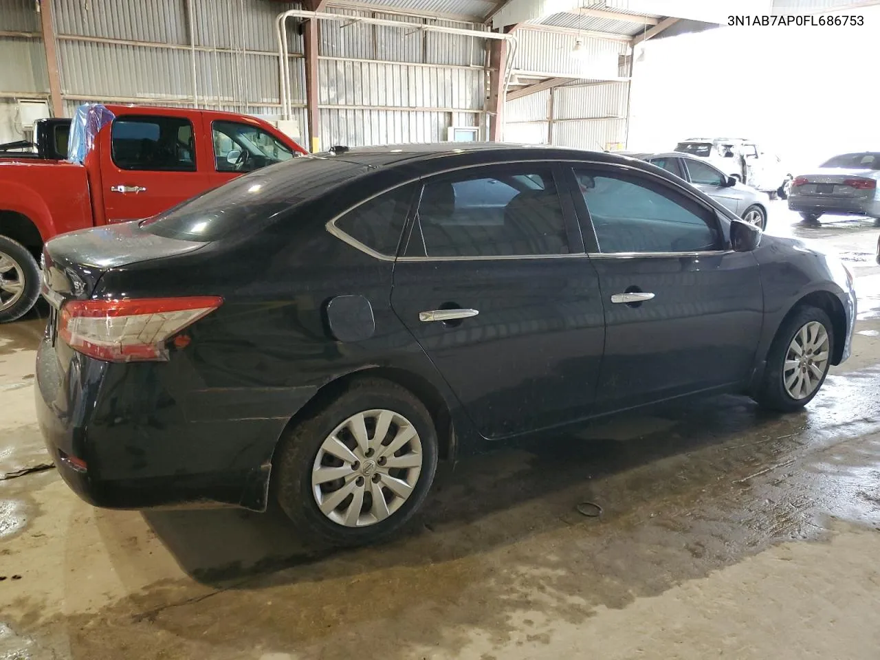 2015 Nissan Sentra S VIN: 3N1AB7AP0FL686753 Lot: 70215244