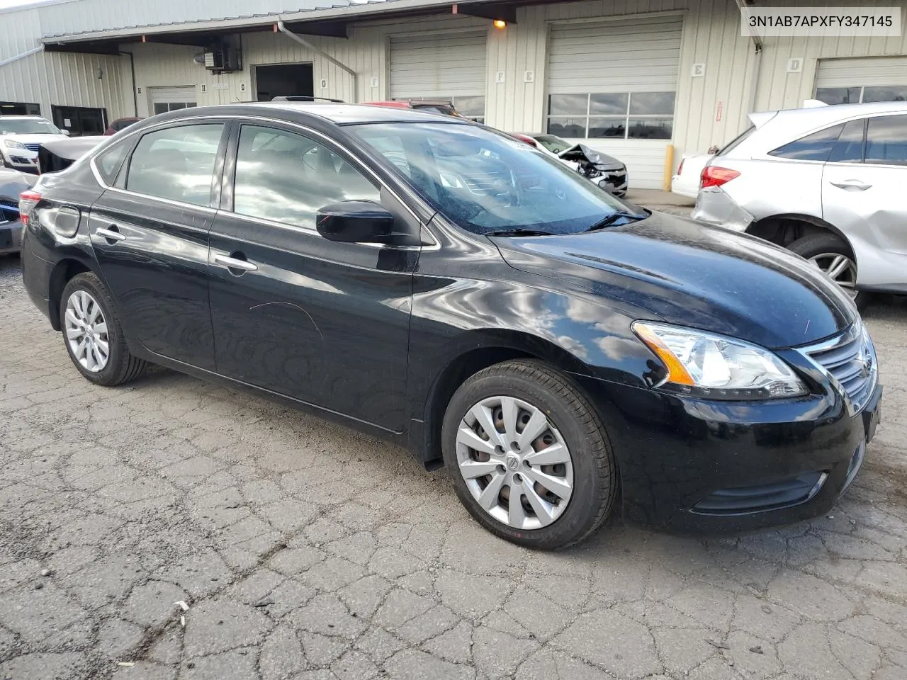 2015 Nissan Sentra S VIN: 3N1AB7APXFY347145 Lot: 70389634