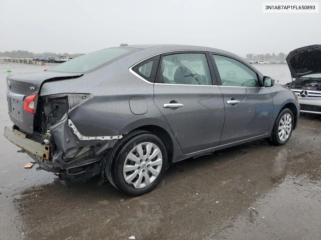 2015 Nissan Sentra S VIN: 3N1AB7AP1FL650893 Lot: 70451824