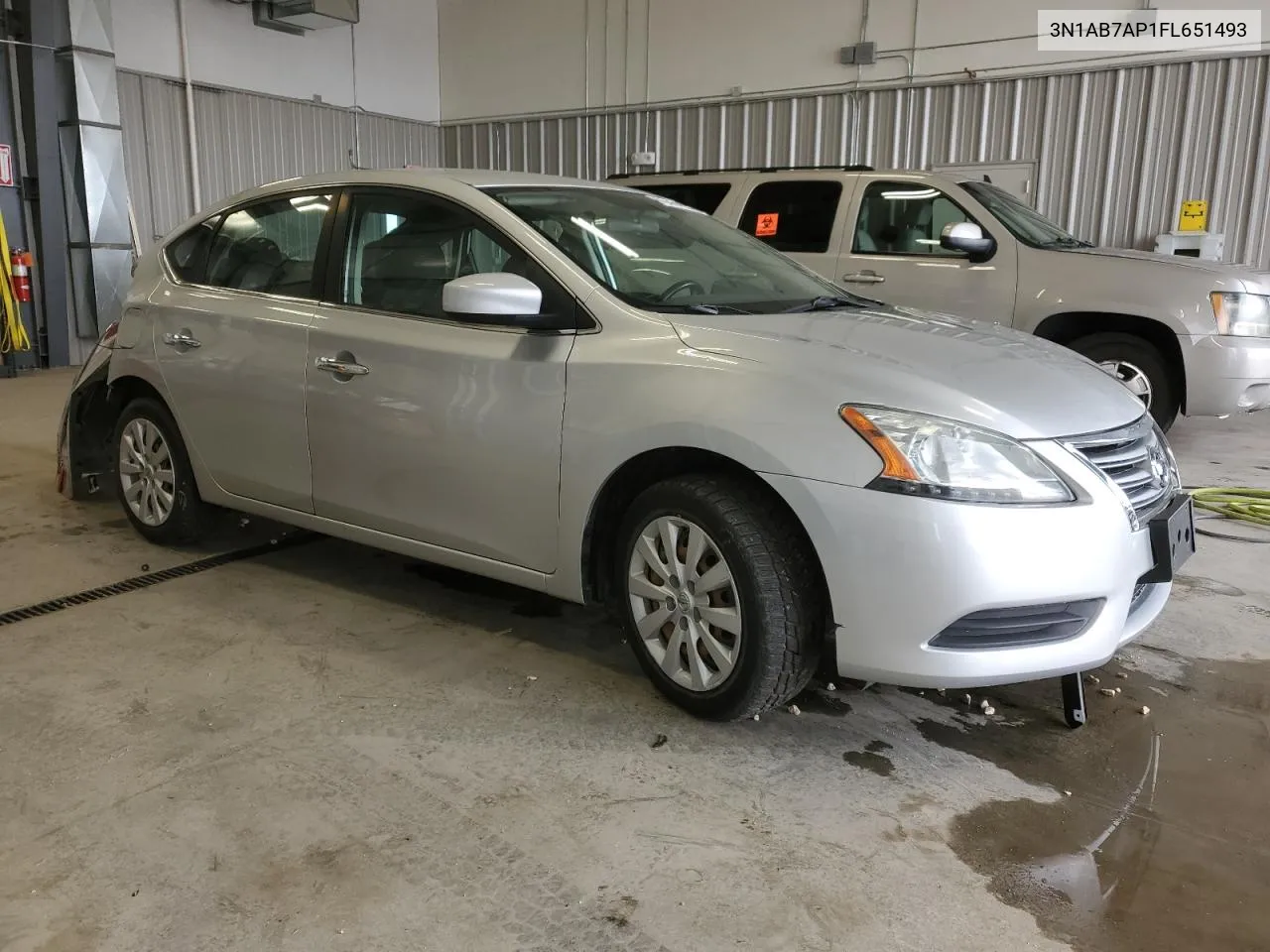 2015 Nissan Sentra S VIN: 3N1AB7AP1FL651493 Lot: 70464284