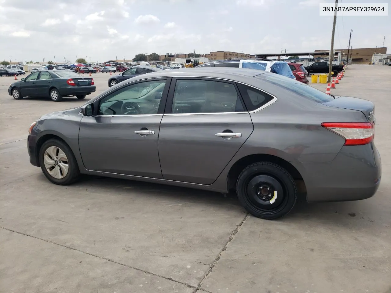 2015 Nissan Sentra S VIN: 3N1AB7AP9FY329624 Lot: 70481334