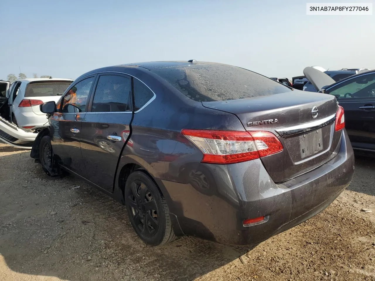 2015 Nissan Sentra S VIN: 3N1AB7AP8FY277046 Lot: 70508474