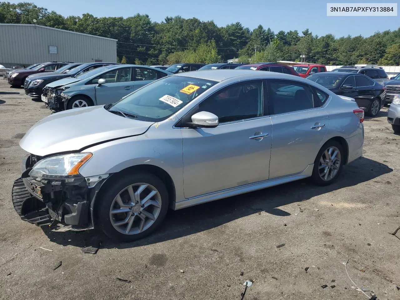 2015 Nissan Sentra S VIN: 3N1AB7APXFY313884 Lot: 70557904