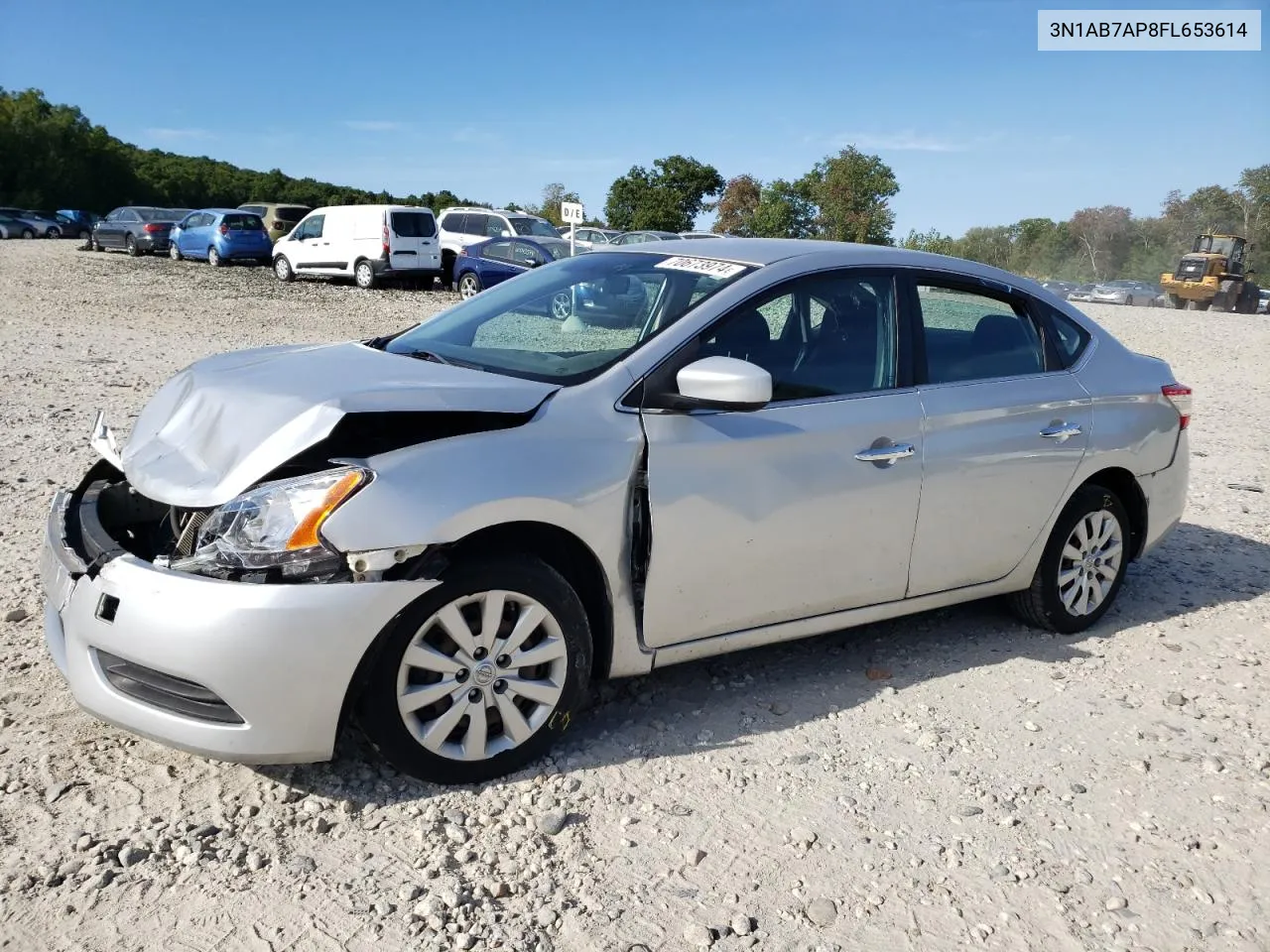 3N1AB7AP8FL653614 2015 Nissan Sentra S