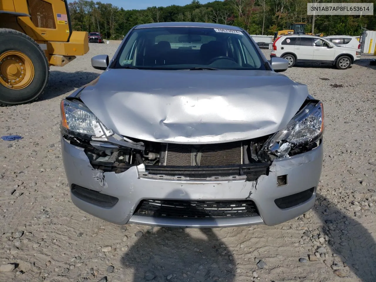 2015 Nissan Sentra S VIN: 3N1AB7AP8FL653614 Lot: 70673974