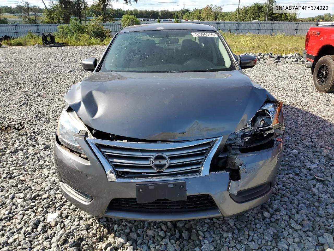 3N1AB7AP4FY374020 2015 Nissan Sentra S