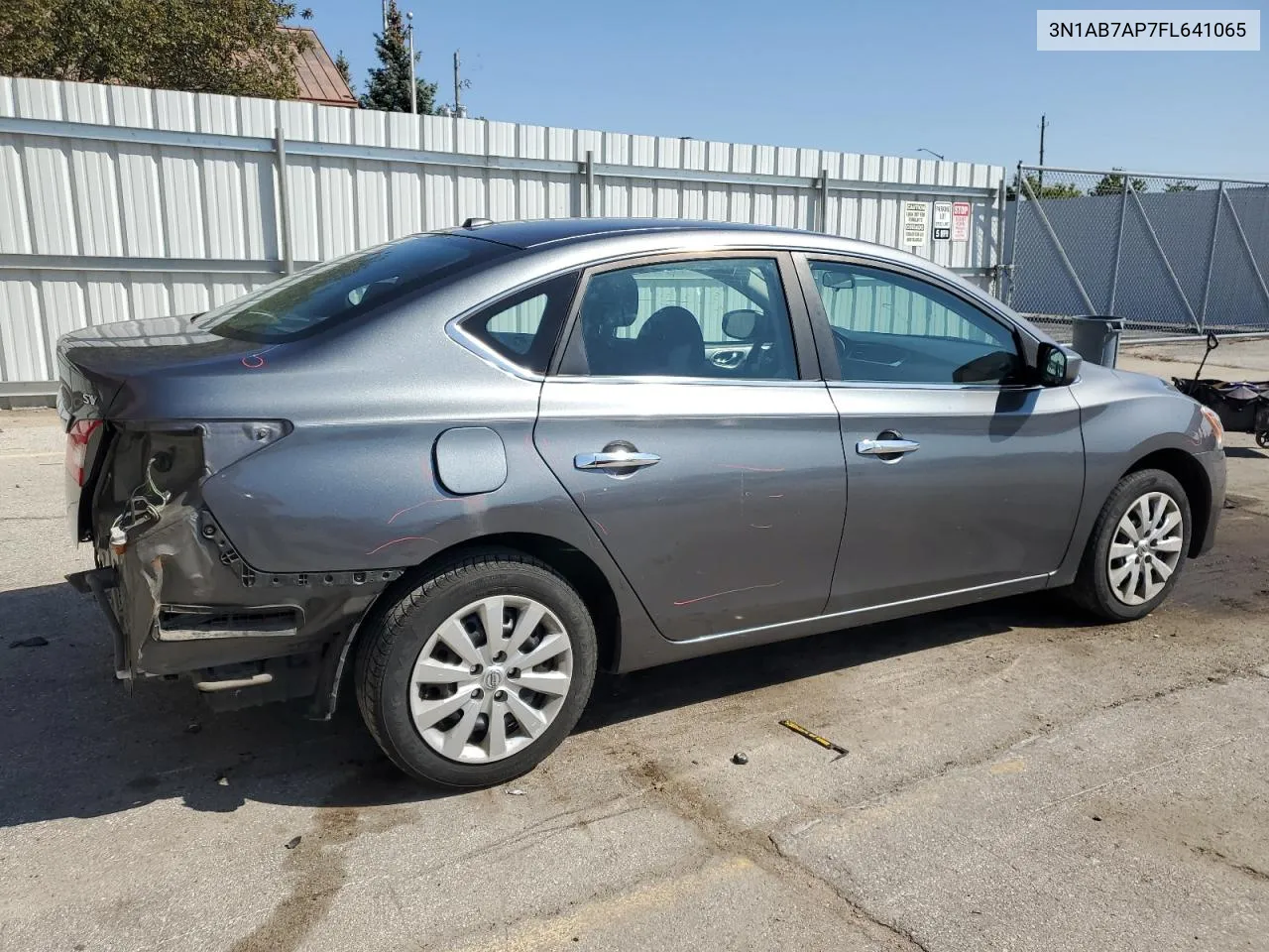 2015 Nissan Sentra S VIN: 3N1AB7AP7FL641065 Lot: 70743964