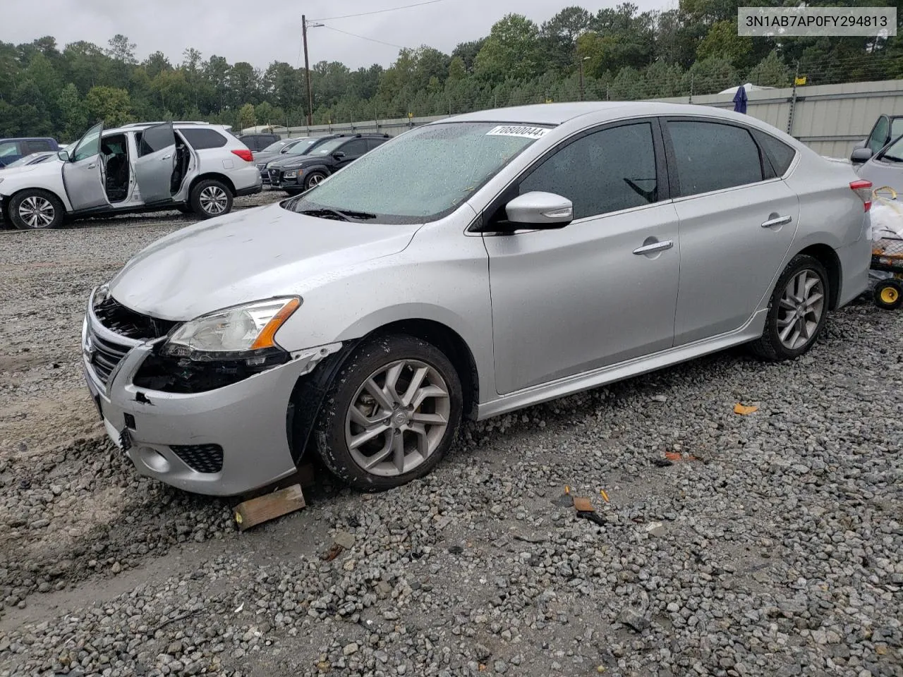 2015 Nissan Sentra S VIN: 3N1AB7AP0FY294813 Lot: 70800044