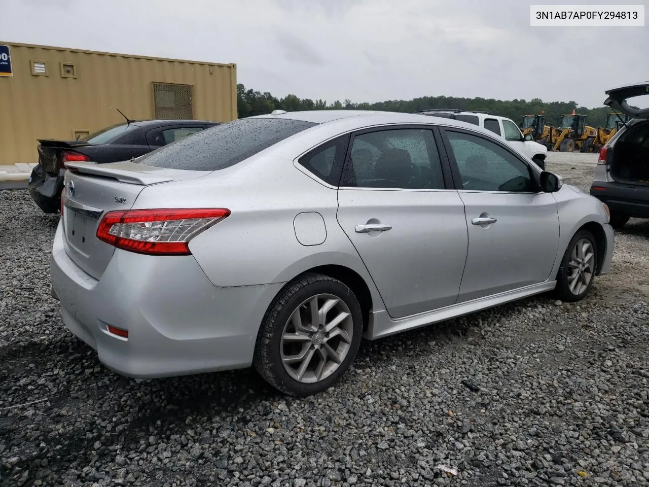 2015 Nissan Sentra S VIN: 3N1AB7AP0FY294813 Lot: 70800044