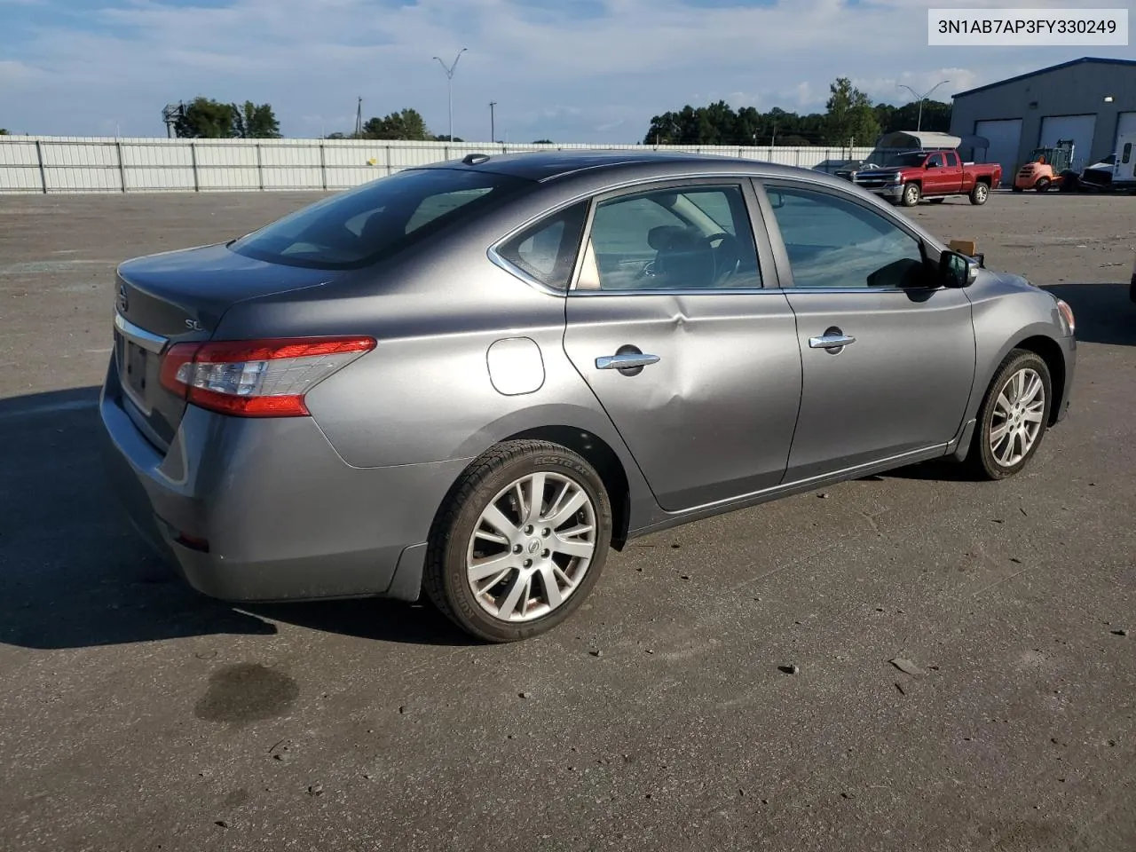 2015 Nissan Sentra S VIN: 3N1AB7AP3FY330249 Lot: 70809814