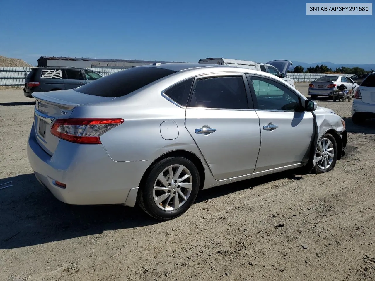 3N1AB7AP3FY291680 2015 Nissan Sentra S