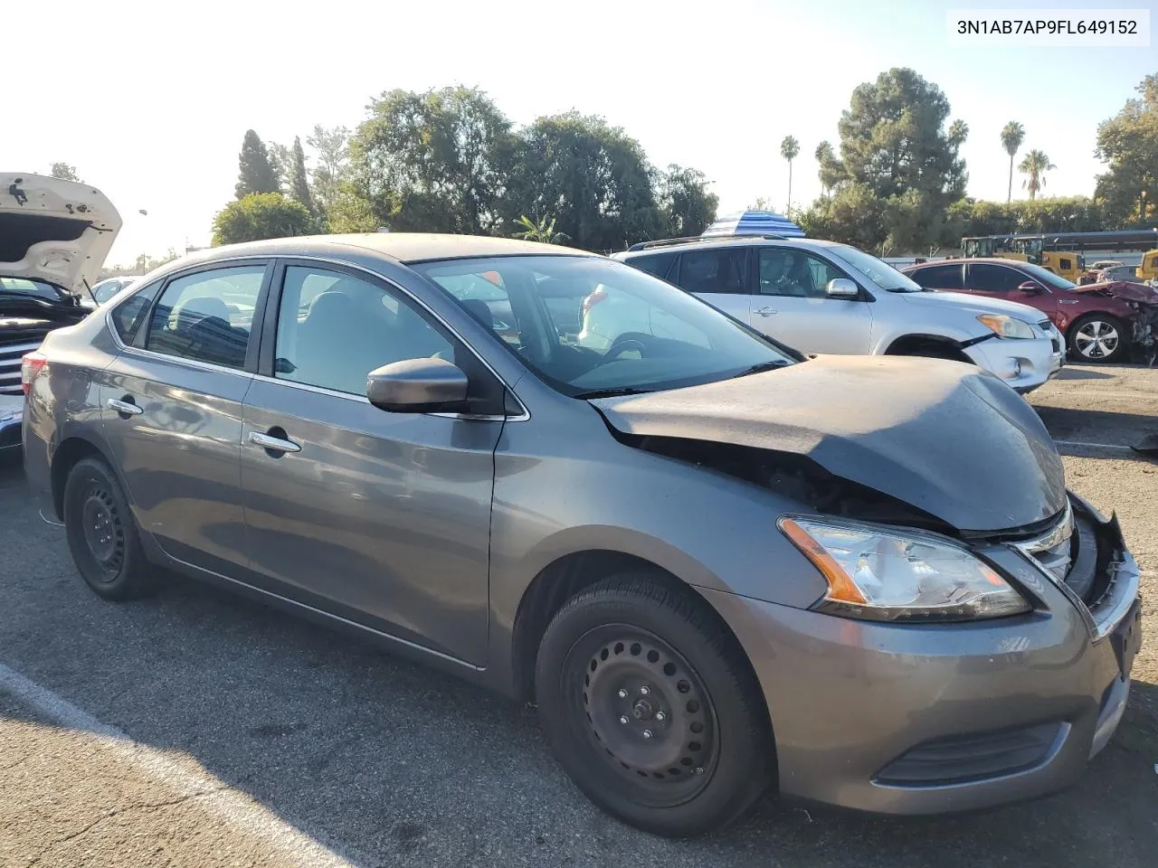 3N1AB7AP9FL649152 2015 Nissan Sentra S