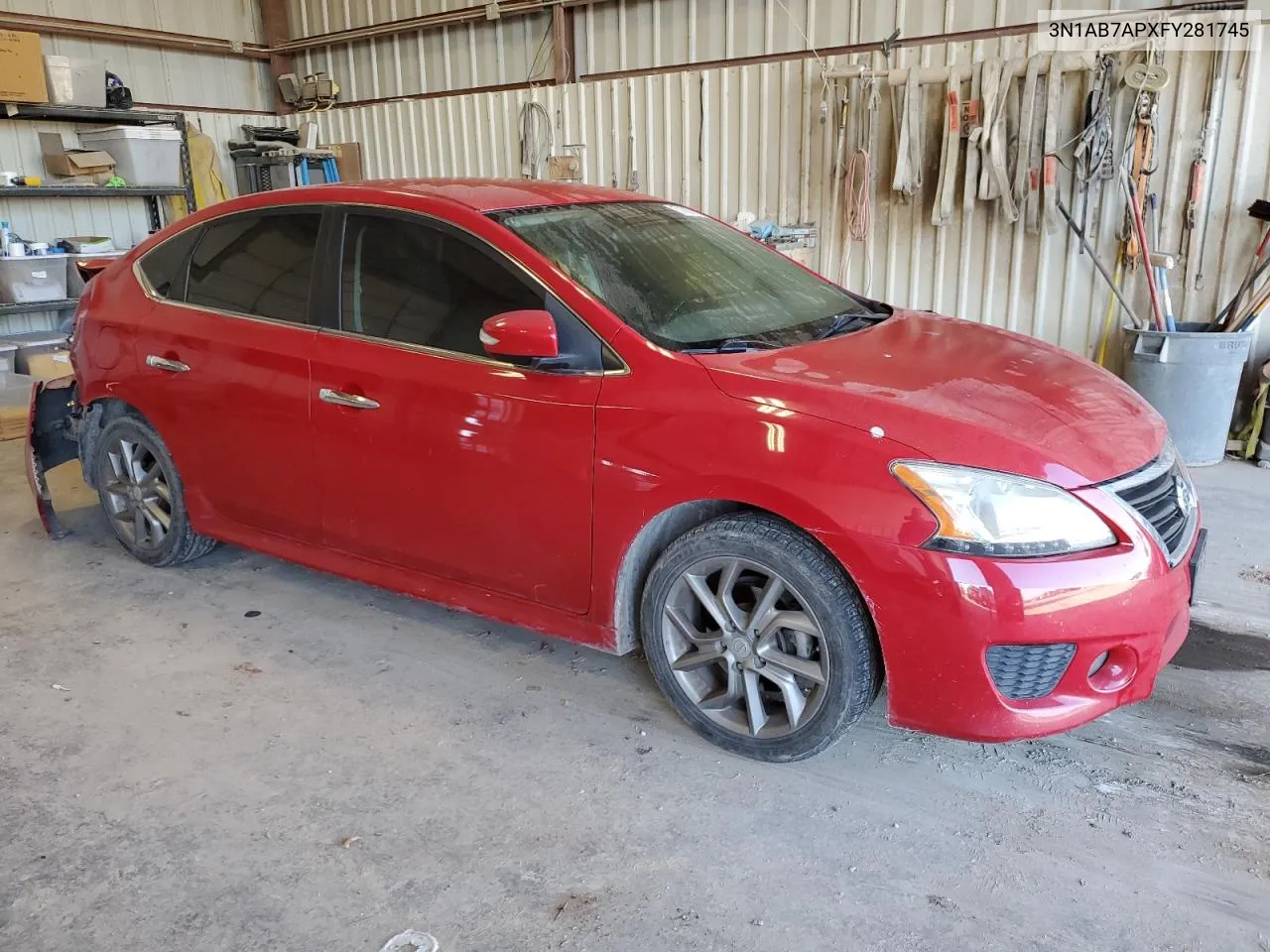 3N1AB7APXFY281745 2015 Nissan Sentra S