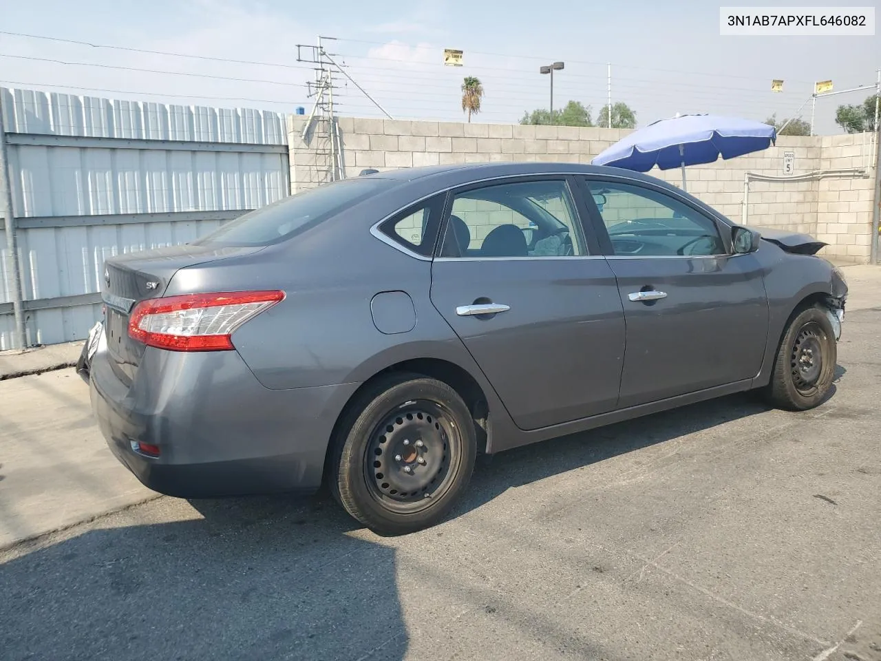 3N1AB7APXFL646082 2015 Nissan Sentra S