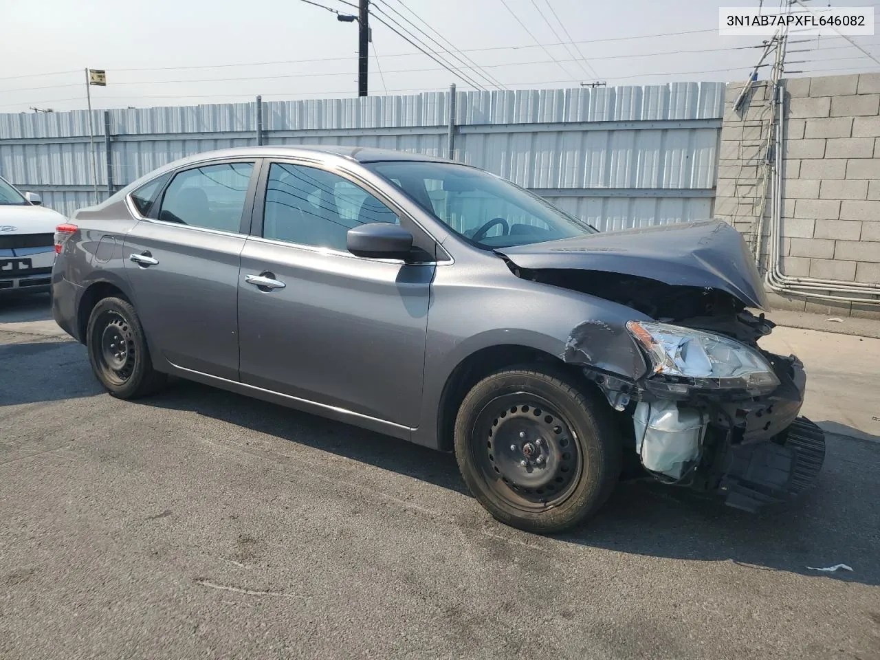 2015 Nissan Sentra S VIN: 3N1AB7APXFL646082 Lot: 71029054