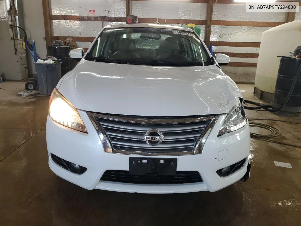 2015 Nissan Sentra S VIN: 3N1AB7AP9FY294888 Lot: 71052674