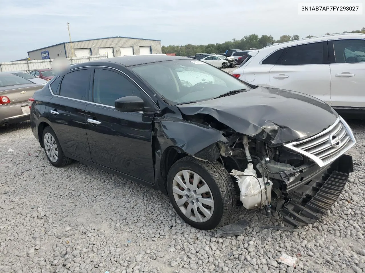 2015 Nissan Sentra S VIN: 3N1AB7AP7FY293027 Lot: 71078034