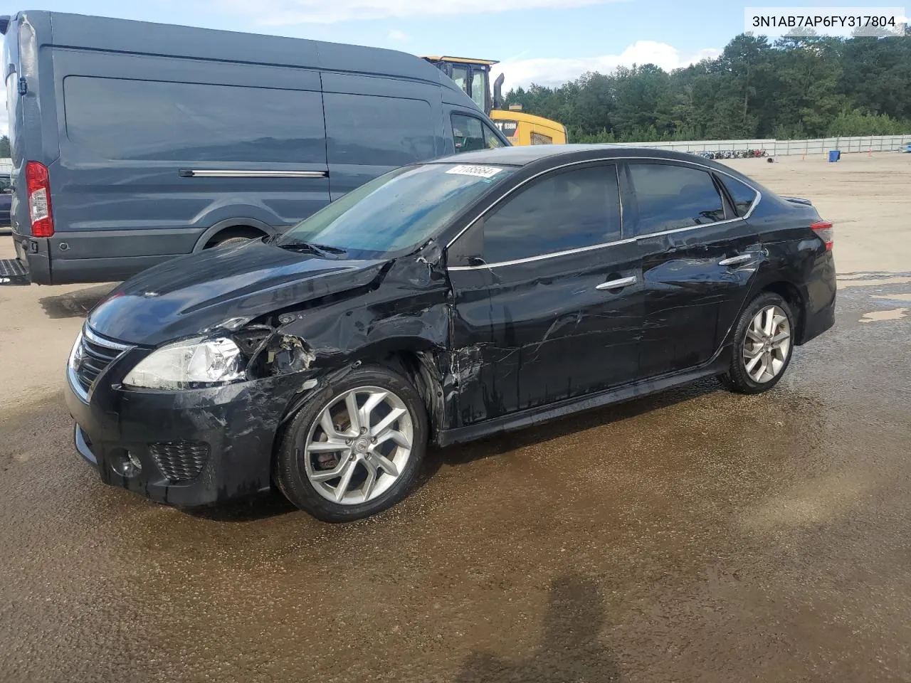 2015 Nissan Sentra S VIN: 3N1AB7AP6FY317804 Lot: 71185664