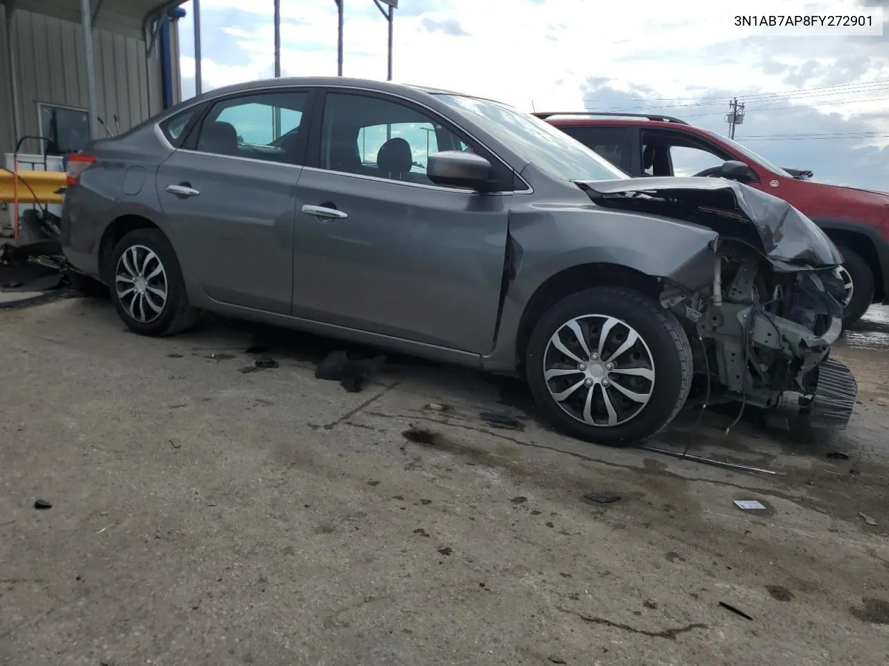 2015 Nissan Sentra S VIN: 3N1AB7AP8FY272901 Lot: 71246624