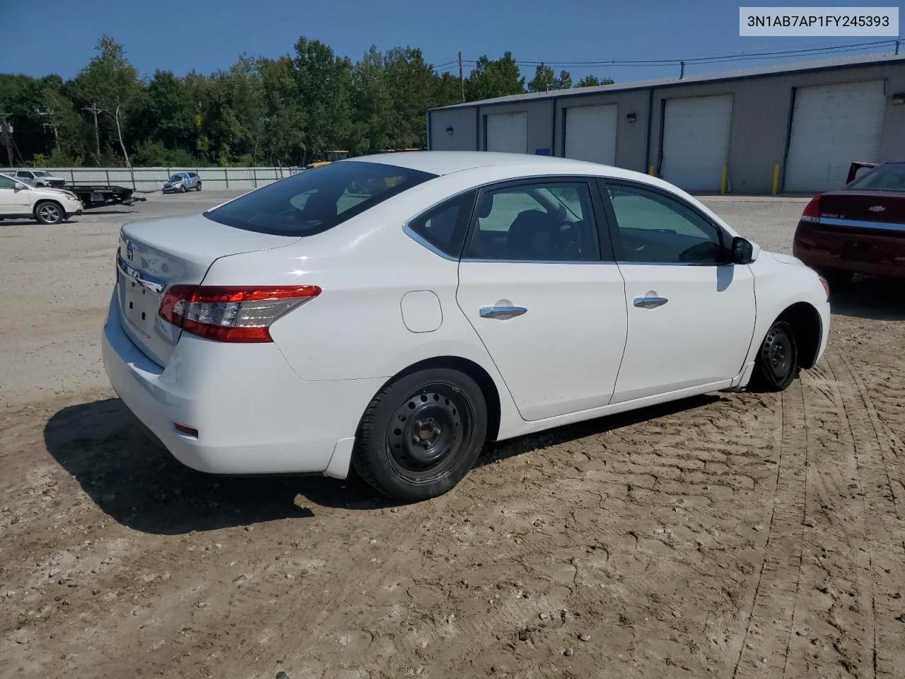 2015 Nissan Sentra S VIN: 3N1AB7AP1FY245393 Lot: 71256374